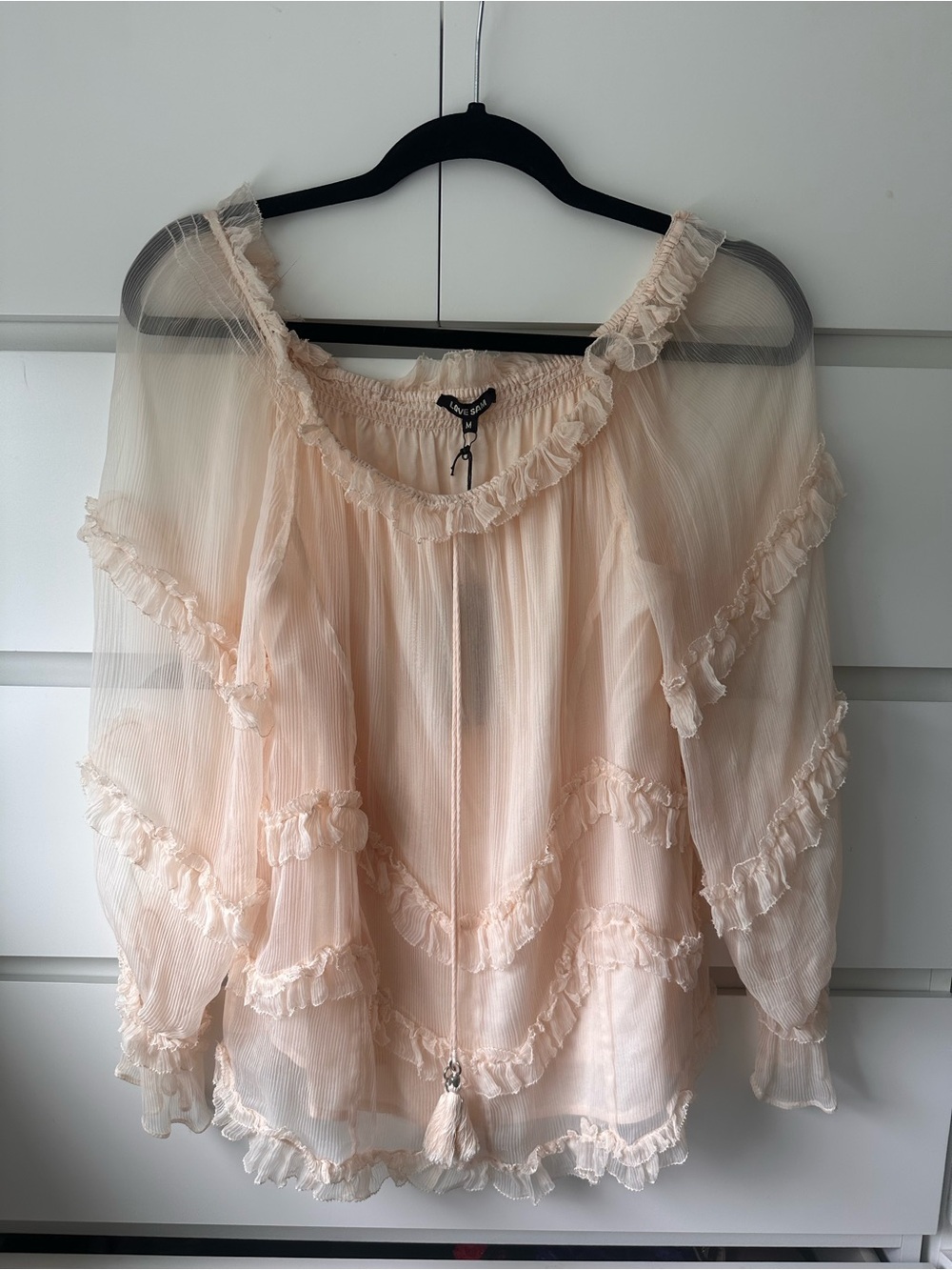 Love sam Blush Sadie silk off shoulder - Picture 4 of 5